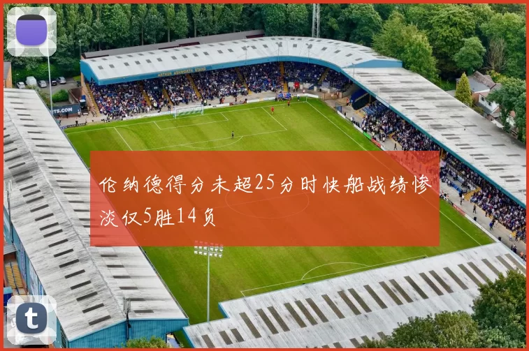 伦纳德得分未超25分时快船战绩惨淡仅5胜14负
